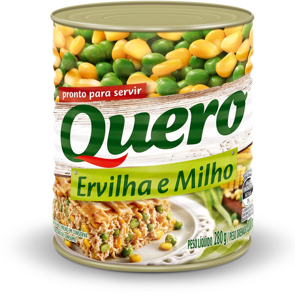 Ervilha e Milho Quero Lata 170g