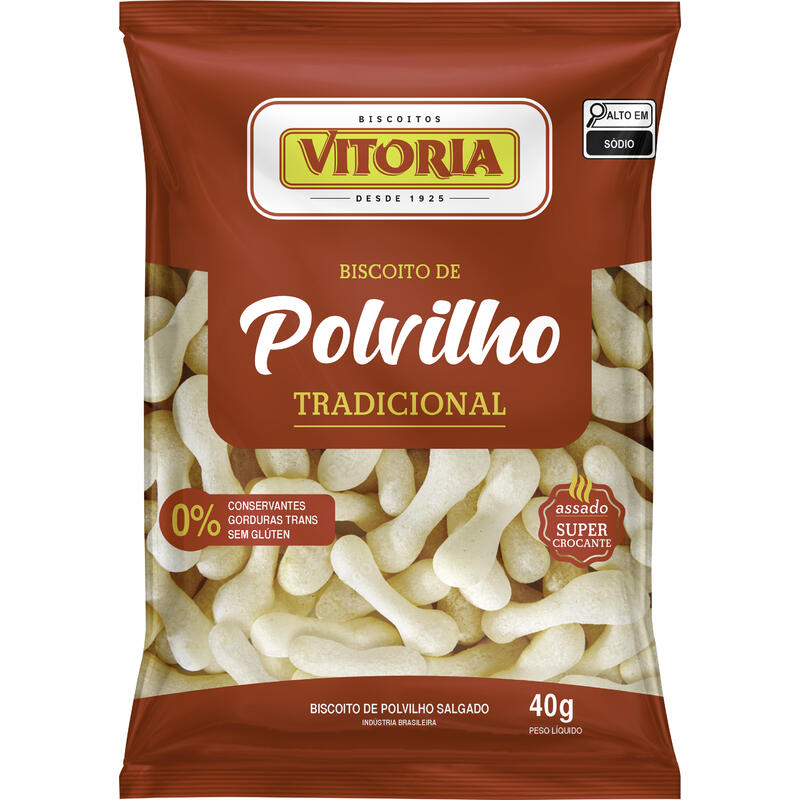 Biscoito de Polvilho Vitória Tradicional 40g