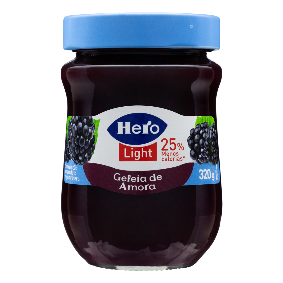 Geleia Amora Light Hero Vidro 320g