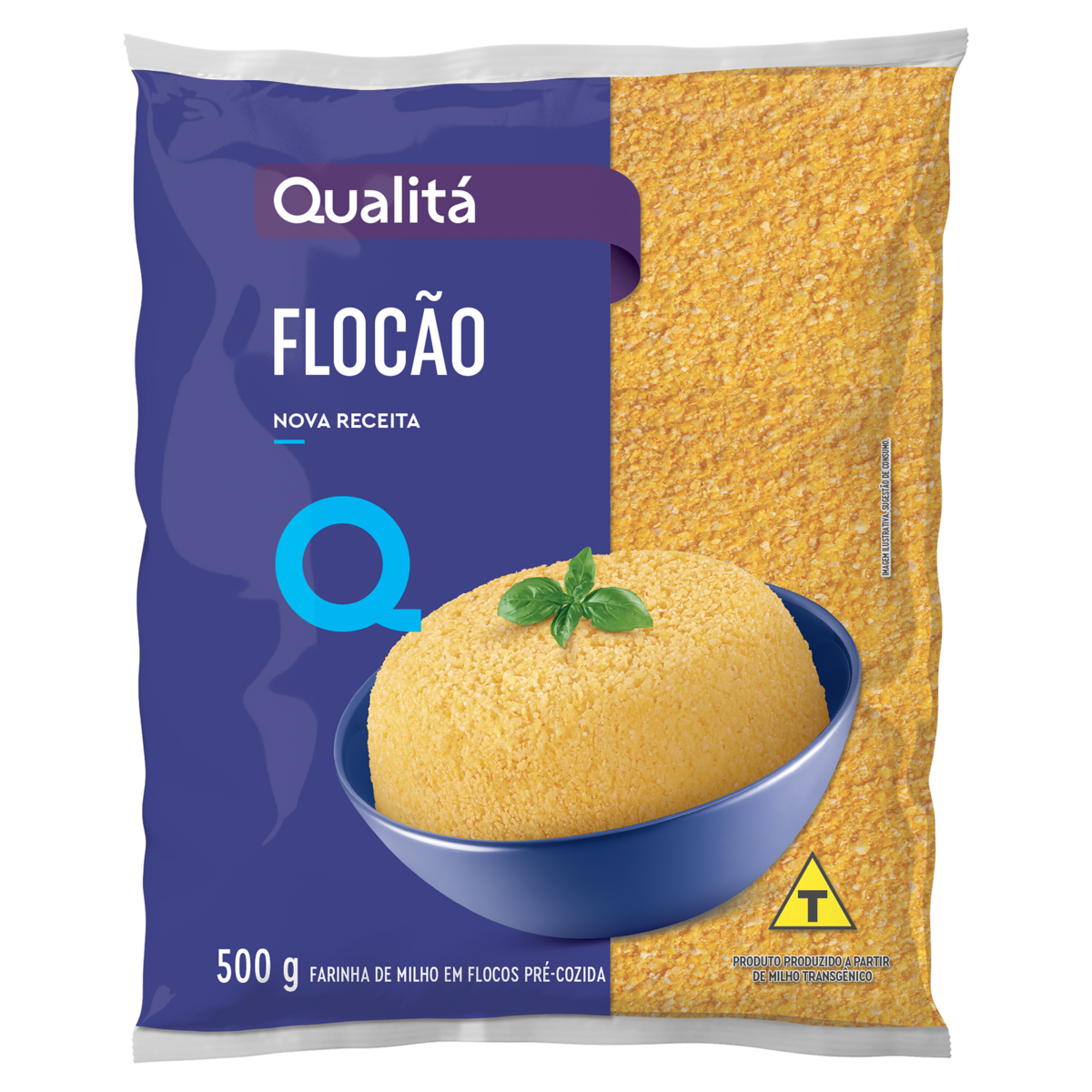 Farinha de Milho Flocão Qualitá Pacote 500g