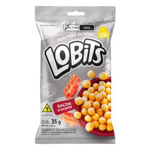 Salgadinho Bacon Lobits 35g