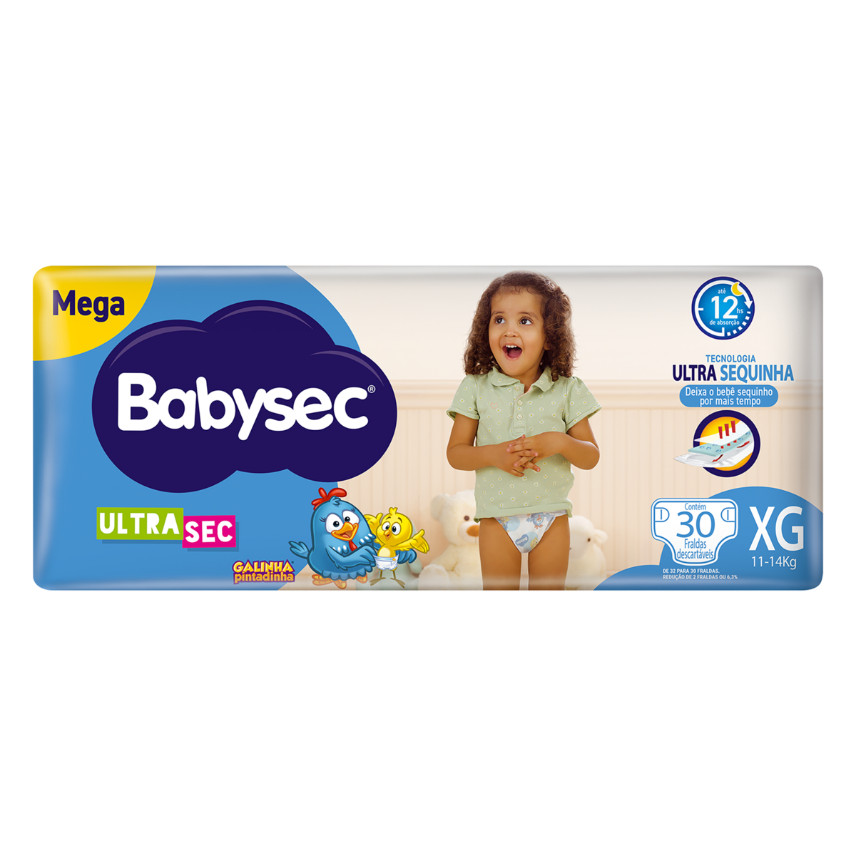 Fralda Infantil Babysec Ultra Mega XG C/30