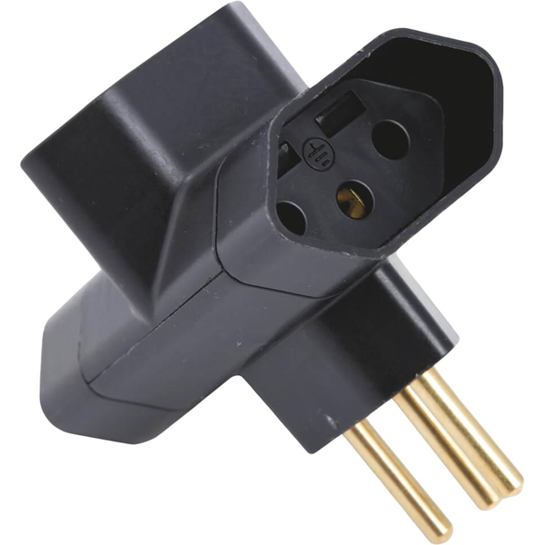 Plugue T Tramontina T 2P+T - 10A - Preto