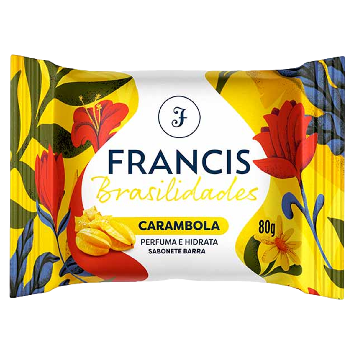 Sabonete Barra Carambola Francis Brasilidades Flow Pack 80g