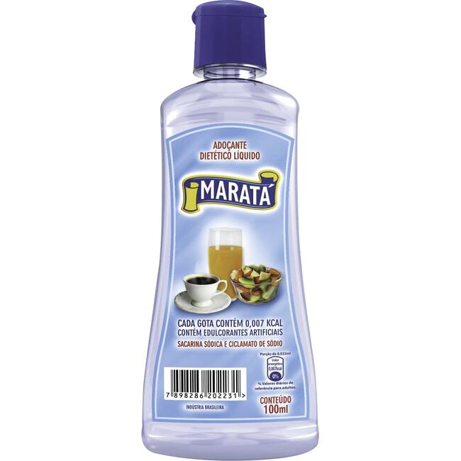 Adoçante Líquido Maratá Sacarina 100ml
