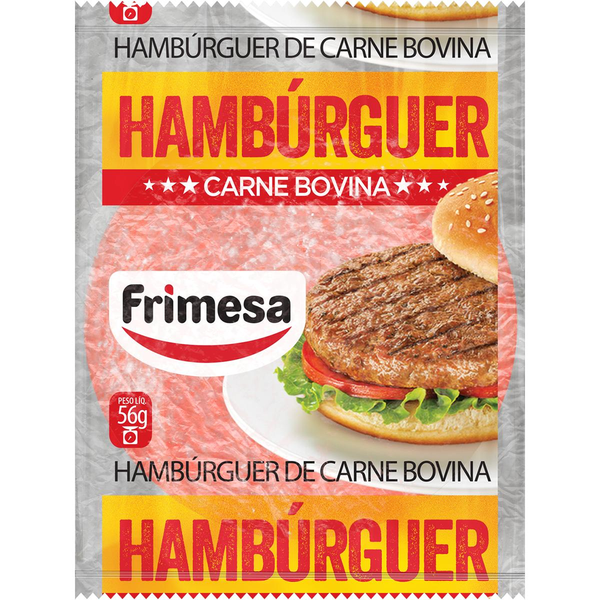 Hambúrguer Frimesa 56g - Bovino