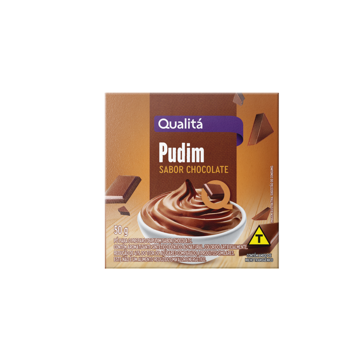 Pó para Pudim de Chocolate Qualitá 50g