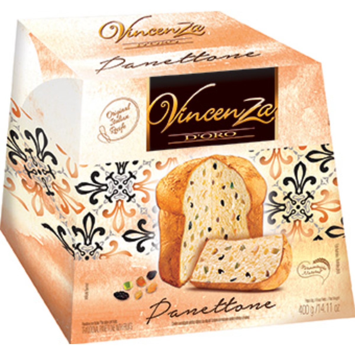 Panettone Vincenza Frutas 400g