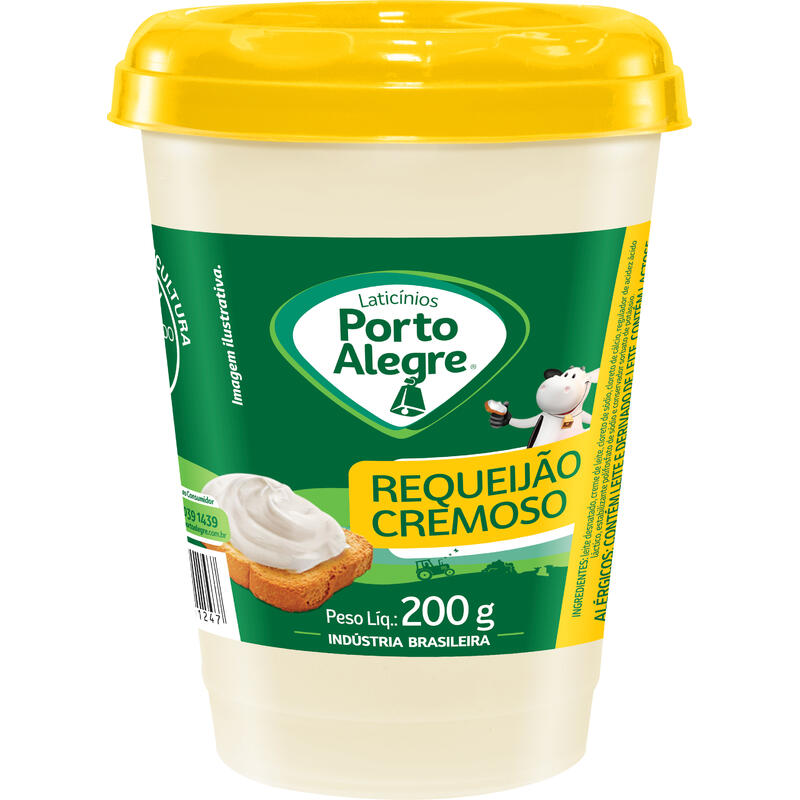 Requeijão Cremoso Porto Alegre Tradicional 200g