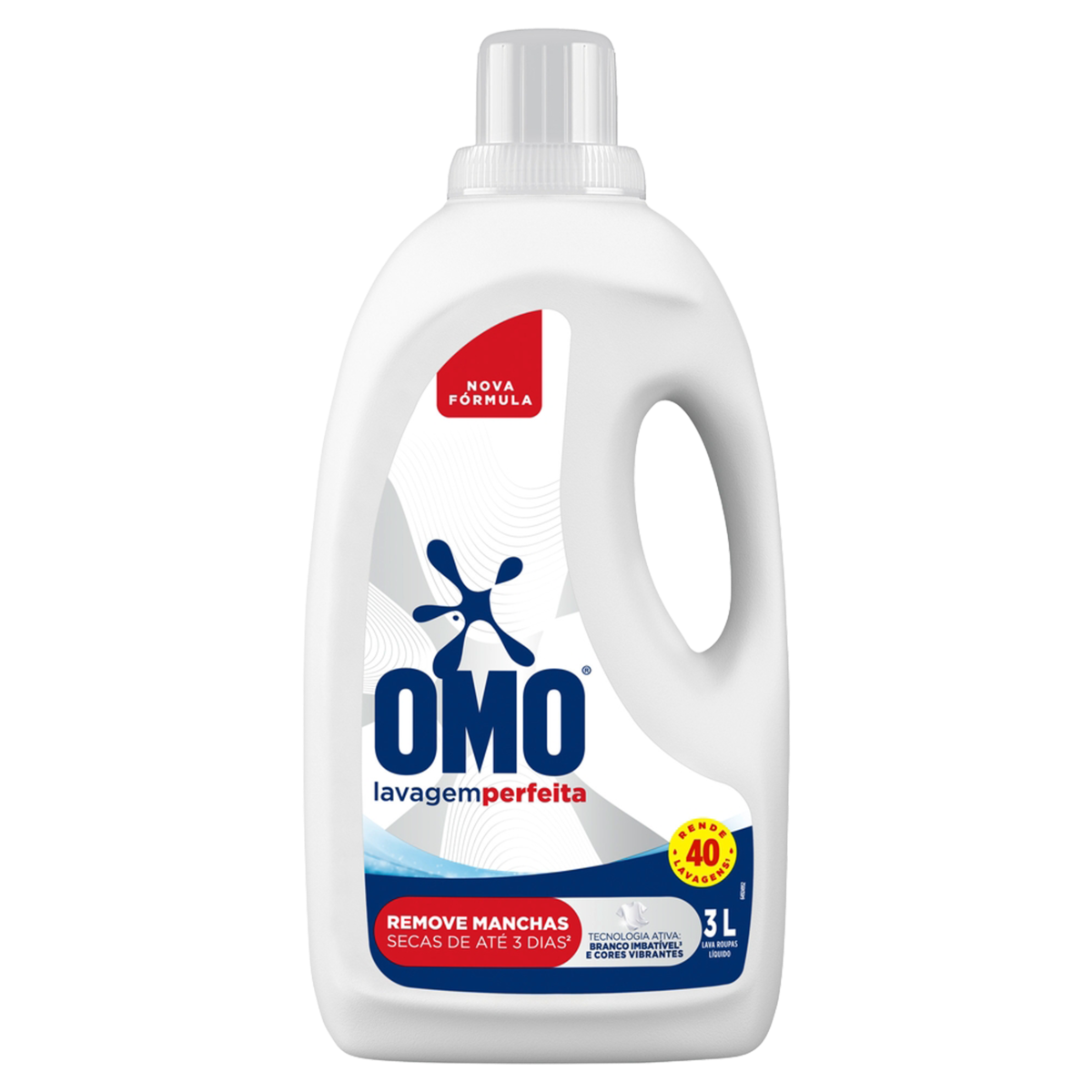 Lava Roupa Líquido OMO Lavagem Perfeita 3L