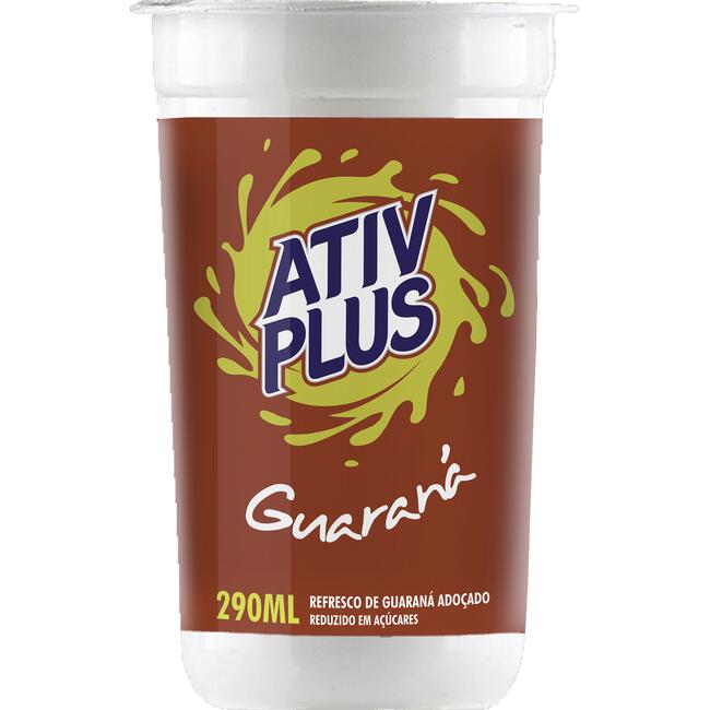 Refresco Líquido Ativ Plus Guaraná 290ml