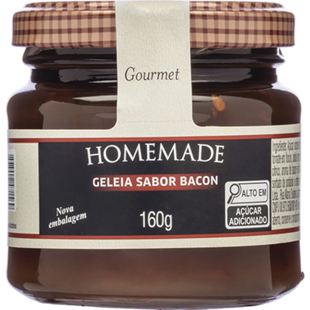 Geleia Bacon Homemade Gourmet Vidro 160g