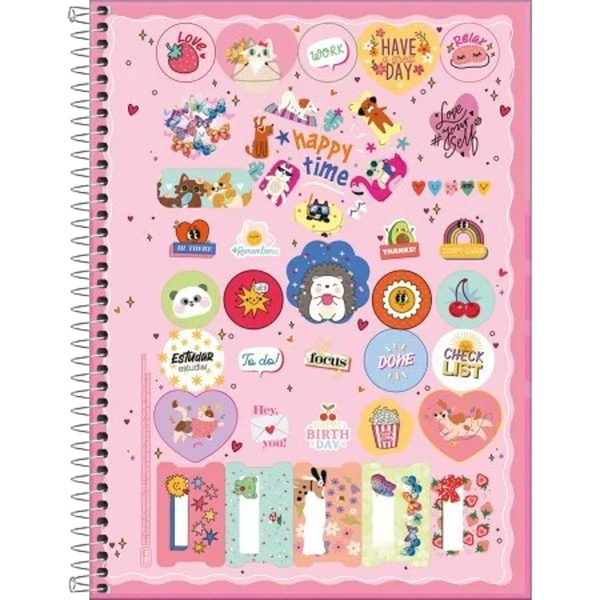 Caderno Universitário Tilibra 10 Matérias - 160 Folhas - Capa Dura - Holly - Ref. 395901