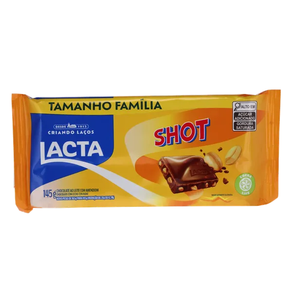 Chocolate Lacta 145g - Shot