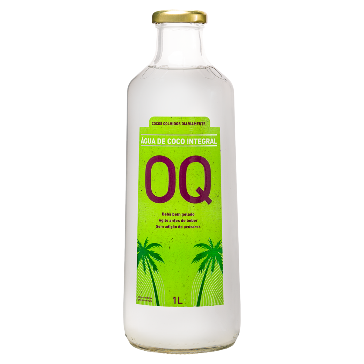 Água de Coco Integral OQ Garrafa 1l