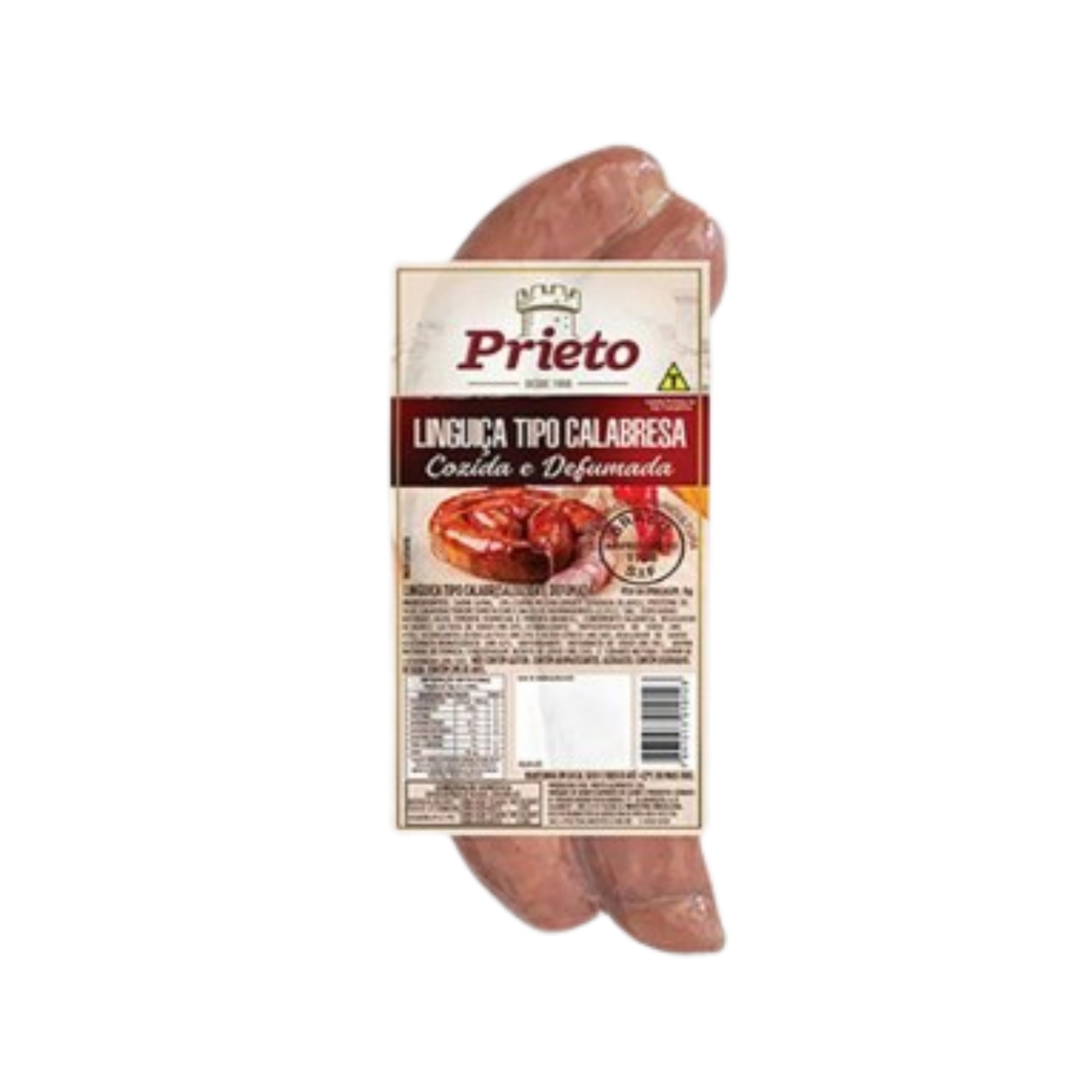 Linguiça Tipo Calabresa Cozida Defumada PRIETO 220g