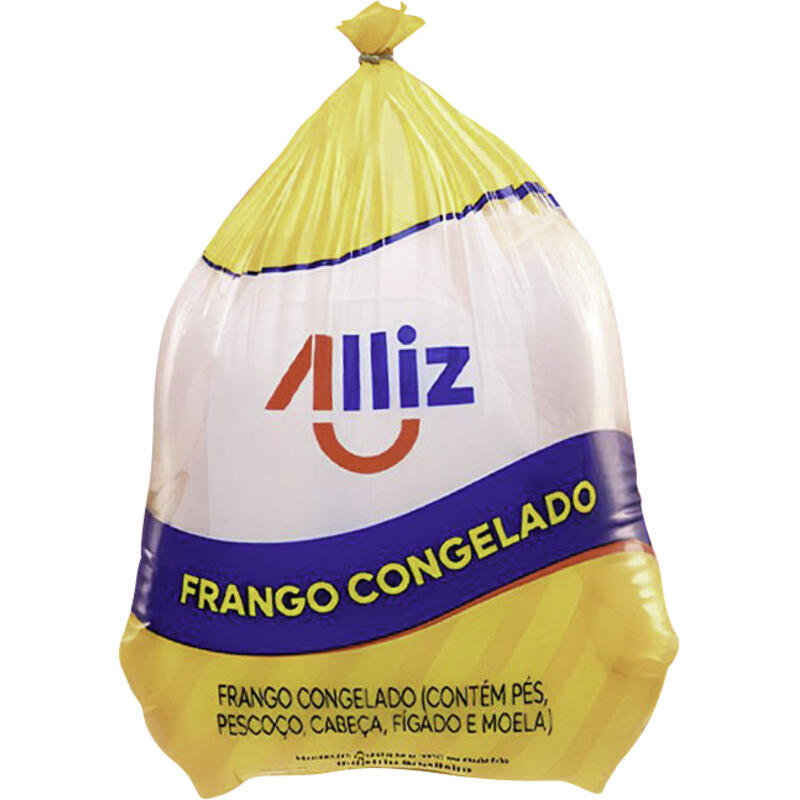 Frango Inteiro Alliz Congelado Preço por quilo na peça