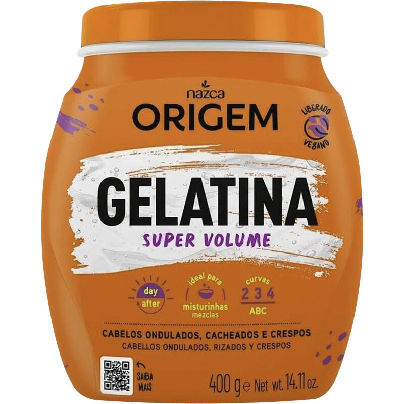Gelatina Condicionante Origem Super Volume 400g