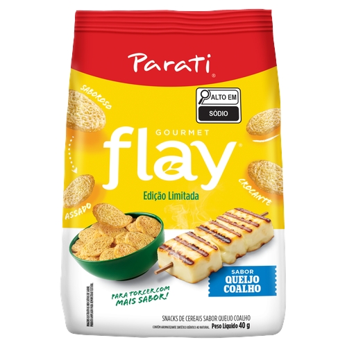 Snack Parati Play Gourmet Queijo Coalho 40g