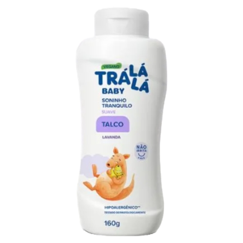 Talco Looney Tunes Trá Lá Lá Baby Suave Frasco 160g