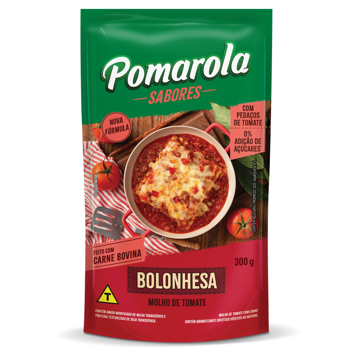 Molho de Tomate Pomarola Bolonhesa 300g