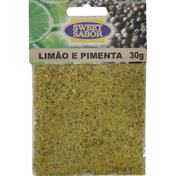 Tempero Sweet 30g - Limão e Pimenta