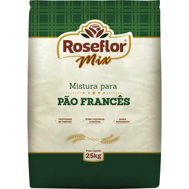 Mistura para Pão Francês Roseflor Mix 25kg