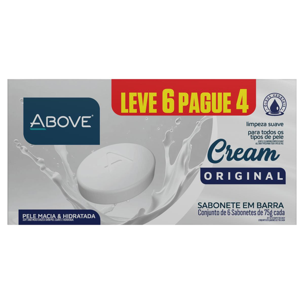 Sabonete Above 75g - Original - Leve 6, Pague 4