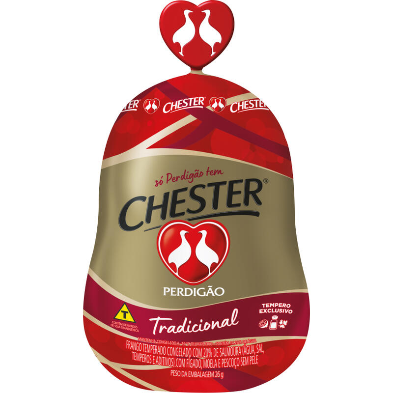 Chester Perdigão Congelado Preço por quilo na peça