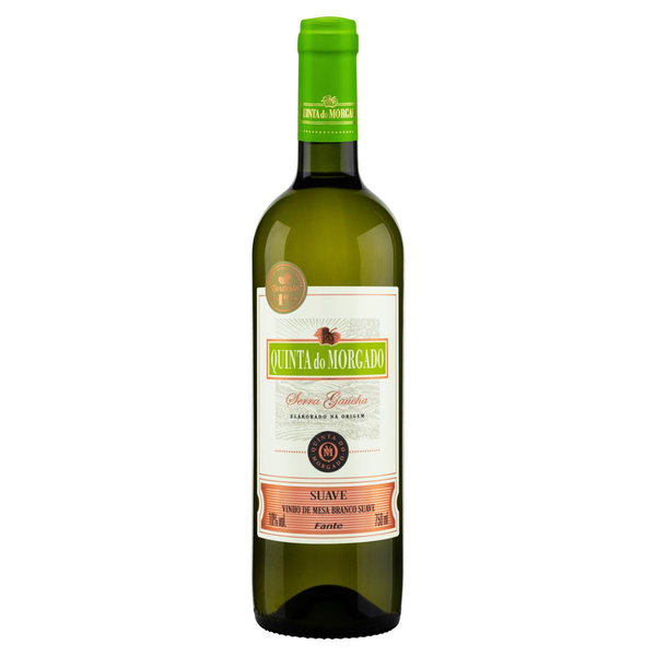 Vinho Brasileiro Branco Suave Quinta do Morgado Serra Gaúcha Garrafa 750ml
