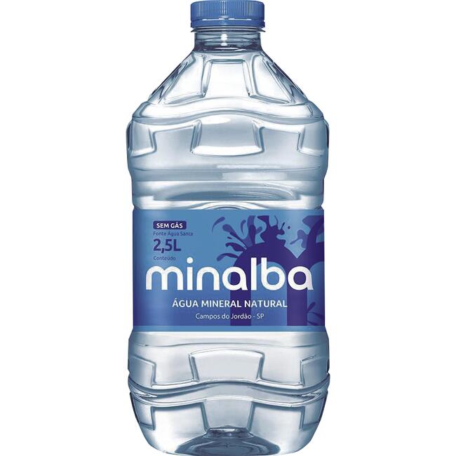 Água Mineral Minalba Sem gás 2,5L