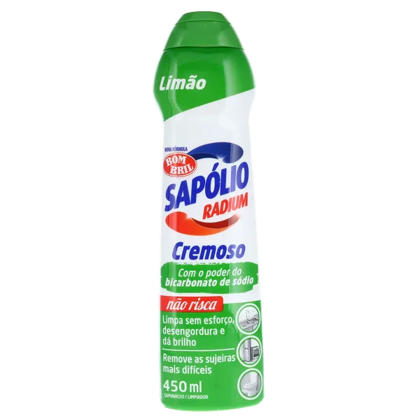 Saponáceo Cremoso Radium 450ml - Limão