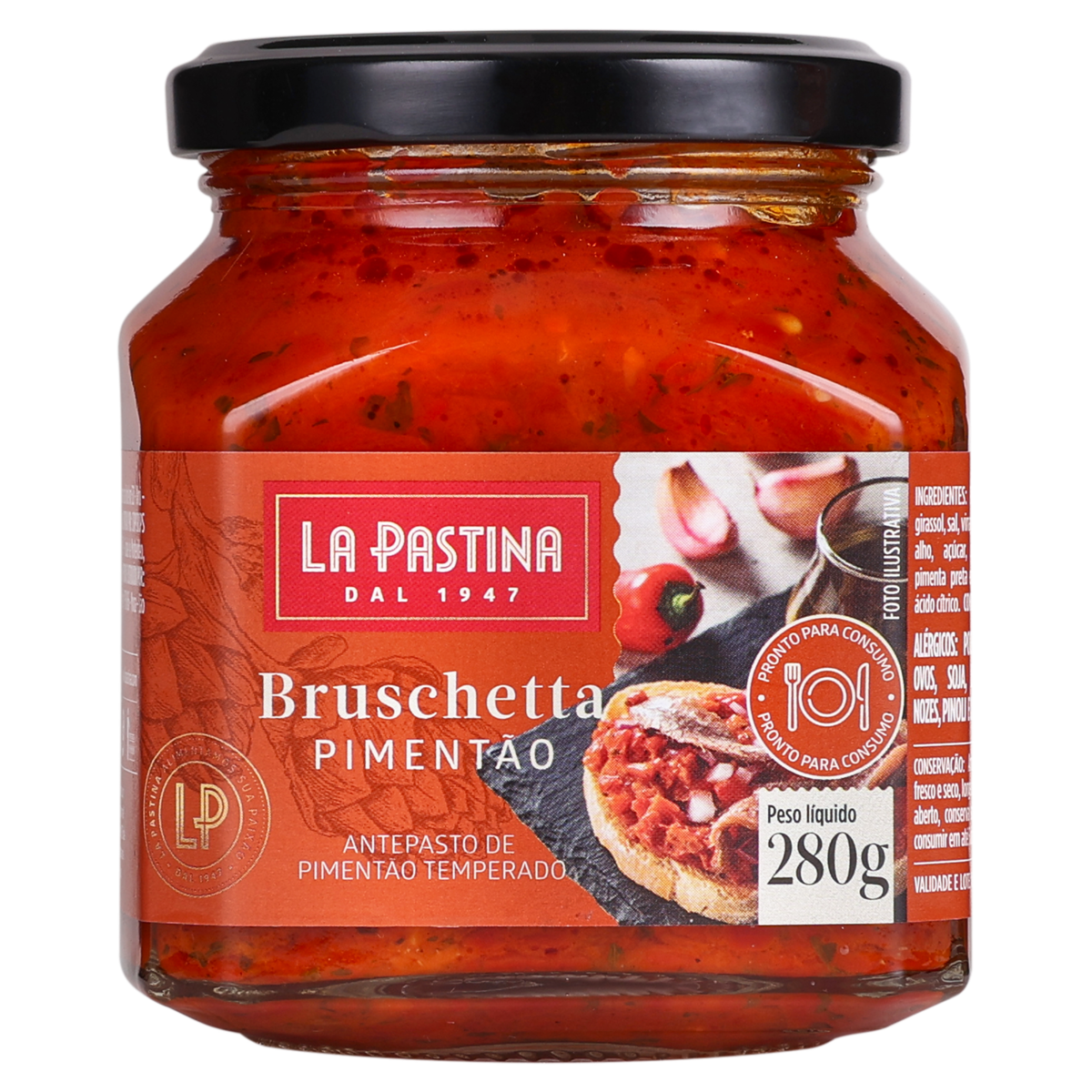 Brusqueta de Pimentão LA PASTINA 280g