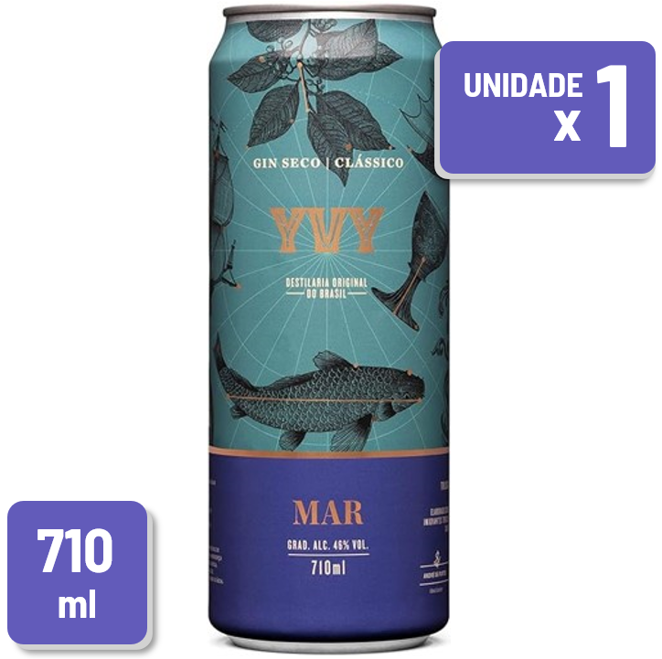 Gin YVY Mar Refil Lata 710ml