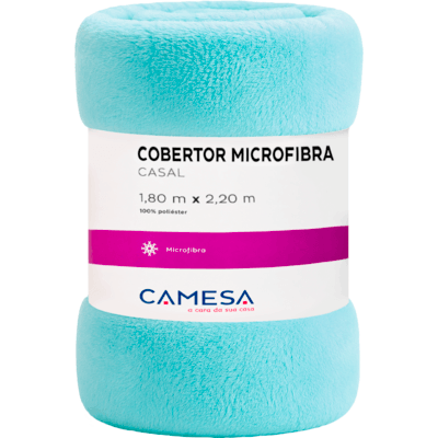 Cobertor Camesa Microfibra Liso Casal Sortidomx