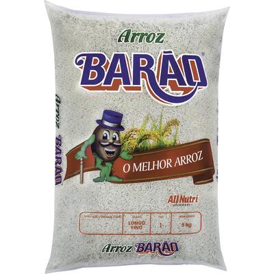 Arroz Barão Longo Fino Tipo 1 5kg