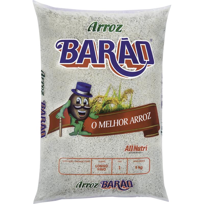 Arroz Barão Longo Fino Tipo 1 5kg