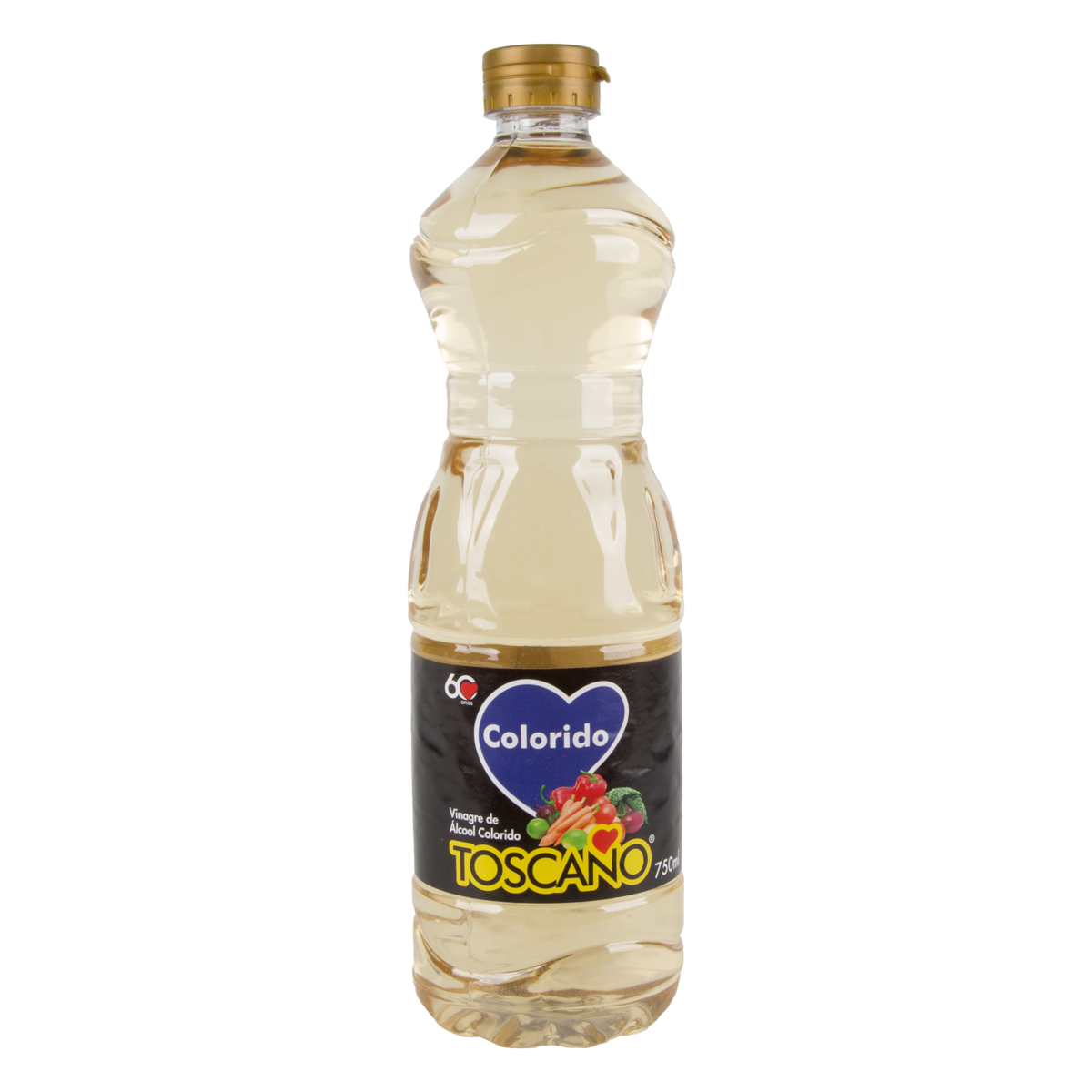 Vinagre de Álcool Colorido Toscano Frasco 750ml