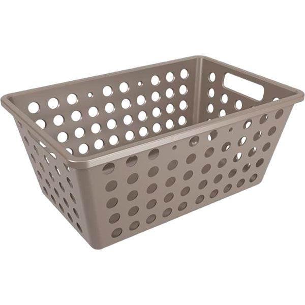 Cesta Organizadora Coza Tam. G - Cinza e Verde - Ref. 10806/0126