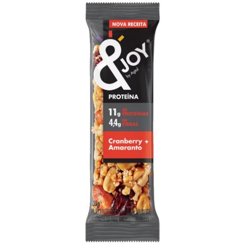 Barra De Proteína Ejoy Nuts Cranberry E Amaranto 35g