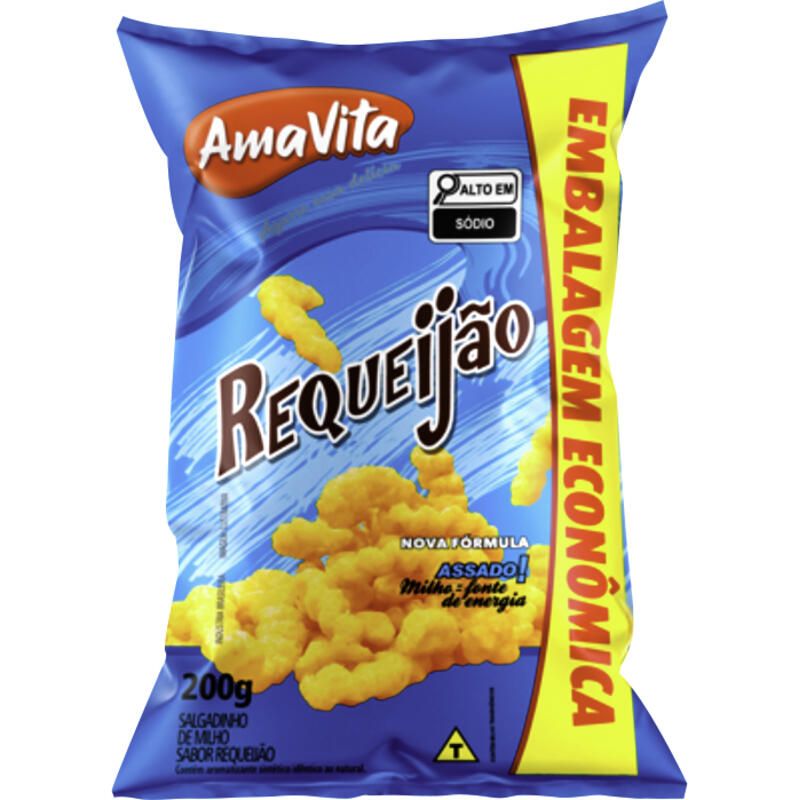 Salgadinho Amavita Requeijão 200g