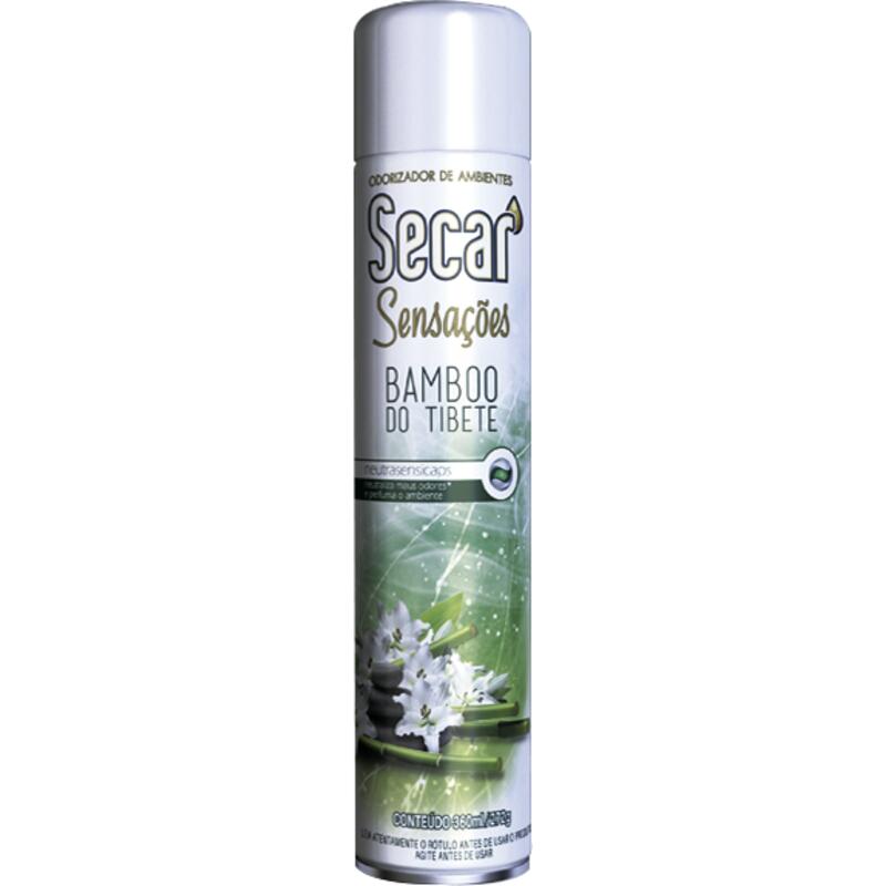 Desodorizador Aerossol Secar Bamboo 360ml
