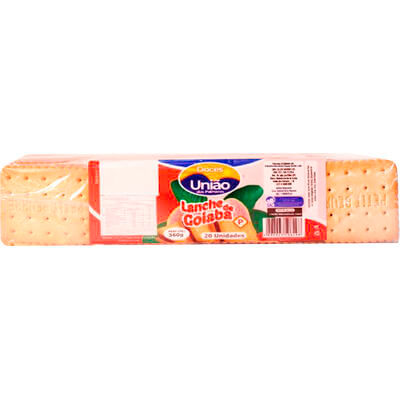 Biscoito Lanche Doces União Goiaba 360g