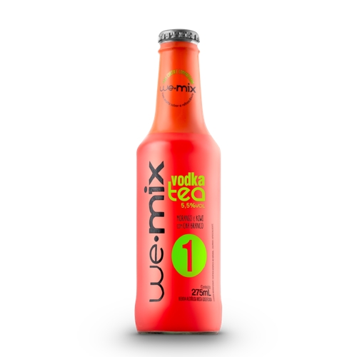 Bebida We.mix Ice Morango E Kiwi Com Chá Branco 275ml