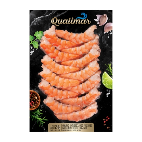 Camarão Qualimar Descascado 21/25 Esvicerado 250g