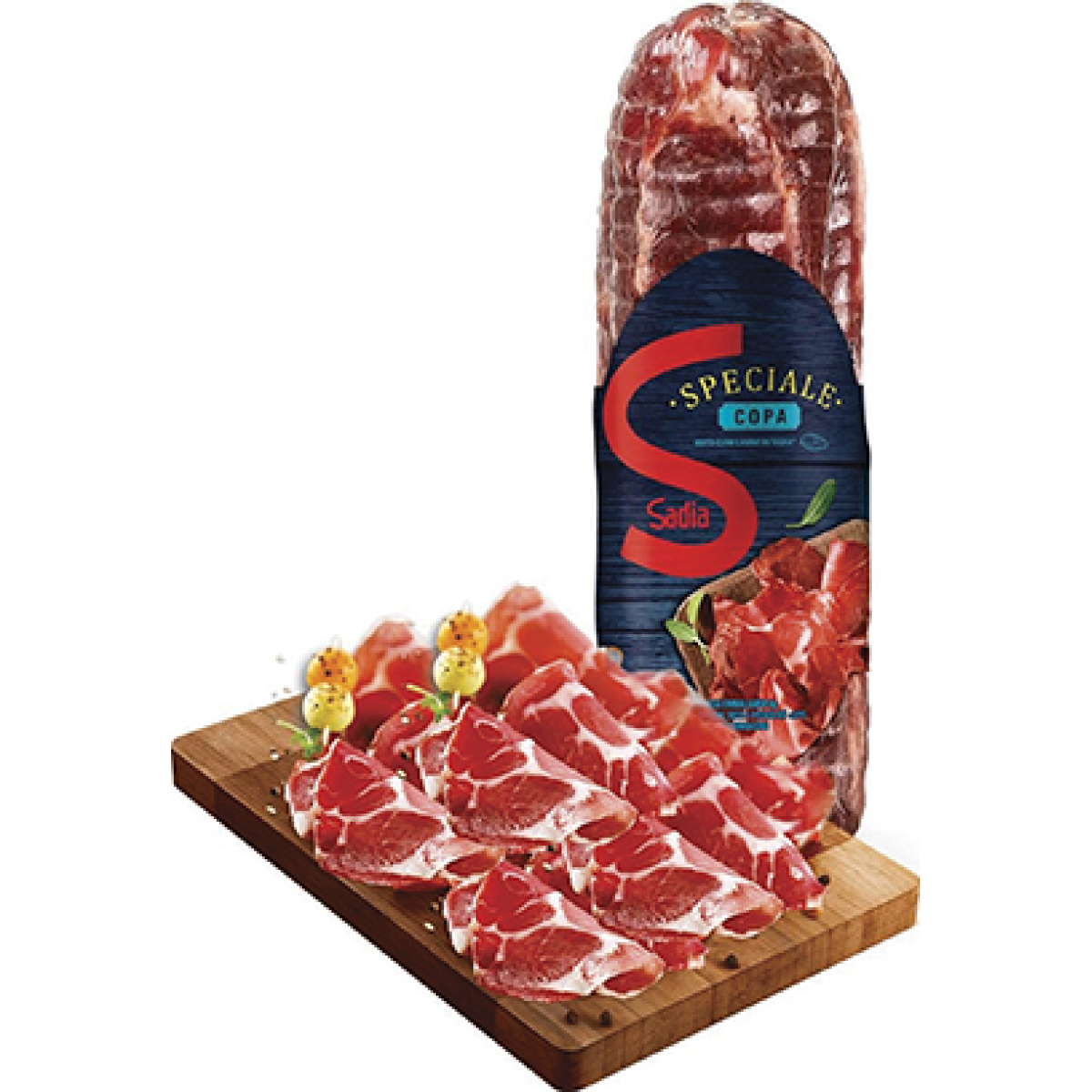 Copa Suína Resfriada Fatiada Sadia Bandeja 100g