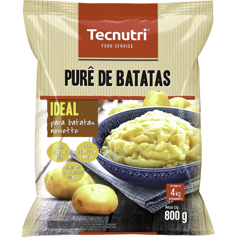 Purê de Batata Tecnutri 800g