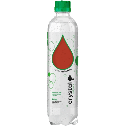 Água Saborizada Crystal Com Gás De Melancia 510ml