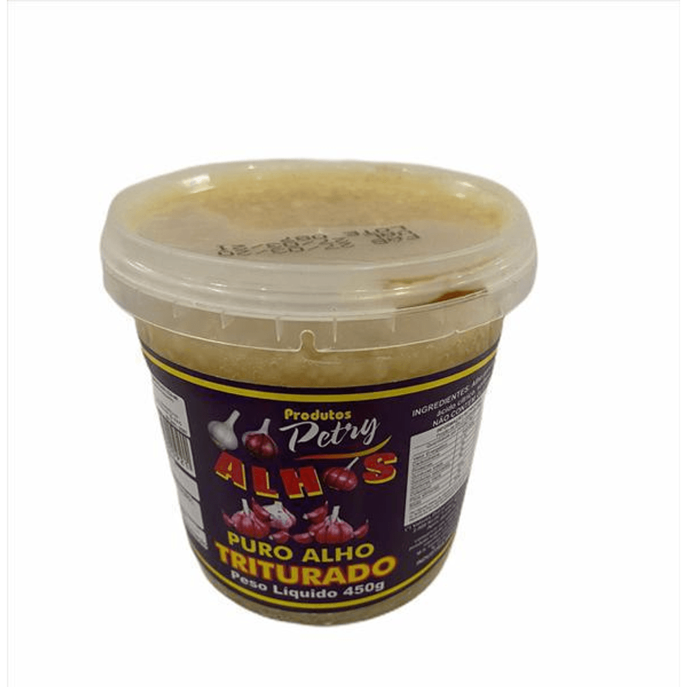 Puro Alho Petry Triturado 450g