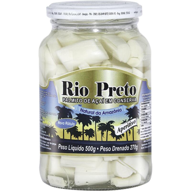 Palmito de Açaí Rio Preto Picado 270g